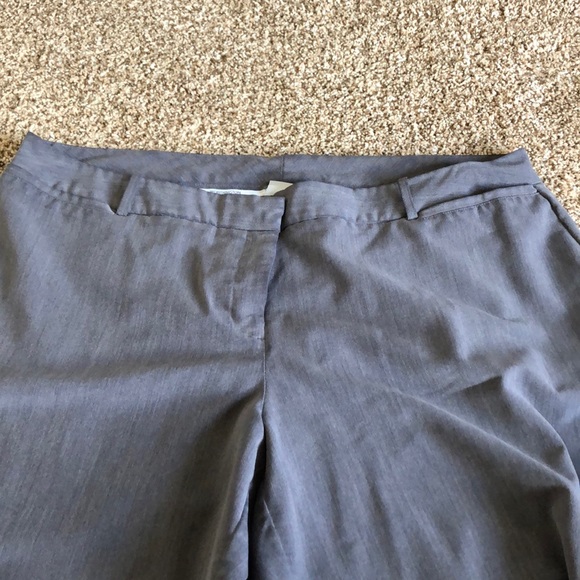 Euc 20w Gray worthington dress pants - Picture 2 of 3